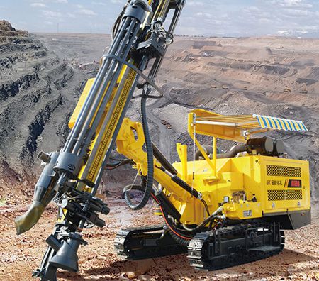 Integrated DTH Drilling Rig