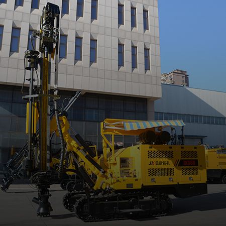 Integrated Hydraulic Crawler Mounted DTH Drilling Rig